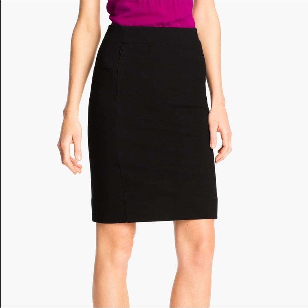 DVF new koto black pencil skirt US4
